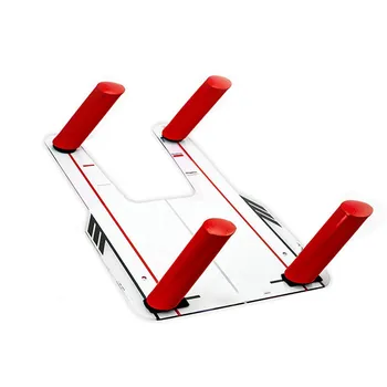 

Aolikes Golf Speed Trap Base 4 Red Speed Rods Coach Mirror Golf Swing Trainer Shape Shots Swing Practice Mirror with Carry Bag