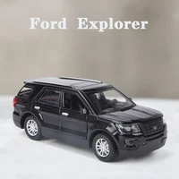 New 1:36 Ford Explorer Alloy Car Model Sound and light Diecasts & Toy Vehicles Toy Cars Kid Toys For Children Collection Gifts 1