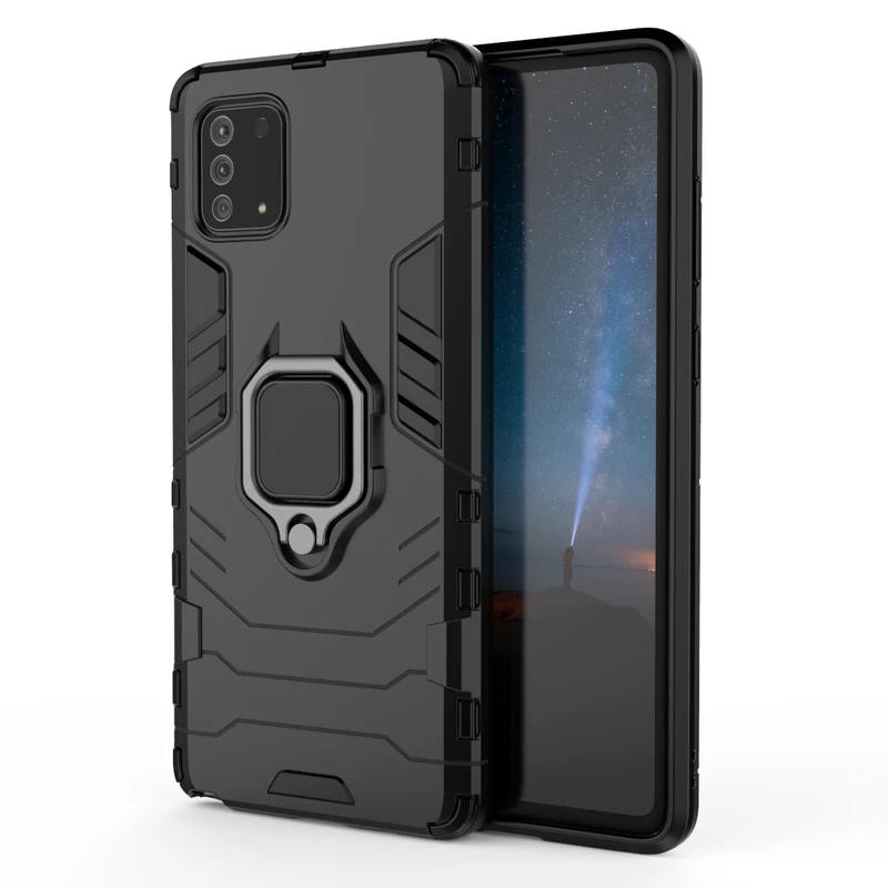 

For Samsung Galaxy Note 10 Lite Shockproof Phone Cover For Samsung Note 10 Lite Note 10 Note 10 Pro Magnetic Ring Holder Cases