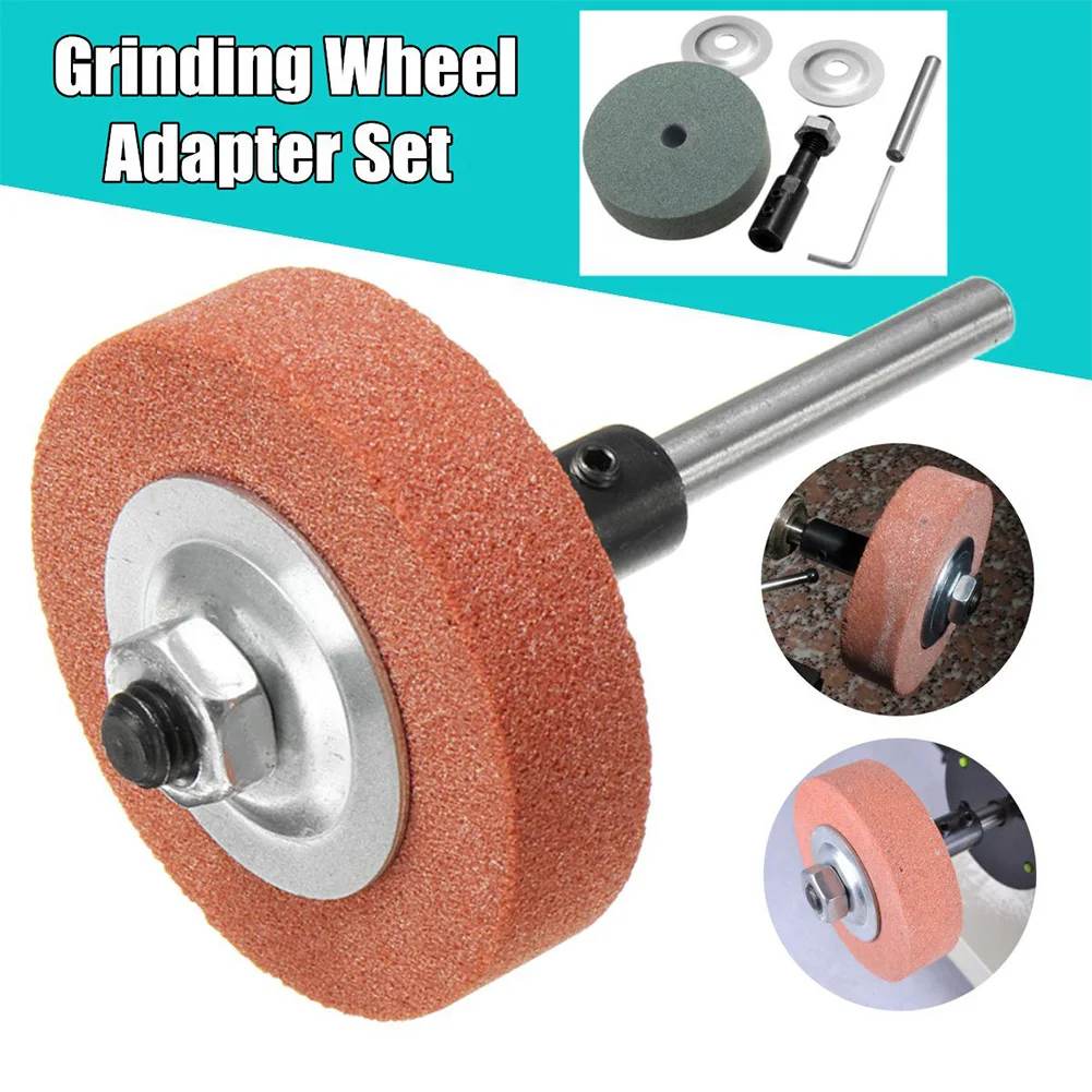 Replacement Durable Grinding Wheel Adapter Set Easy Apply Electric Drill Abrasive Tool Wrench Manual Accessories Home Practical