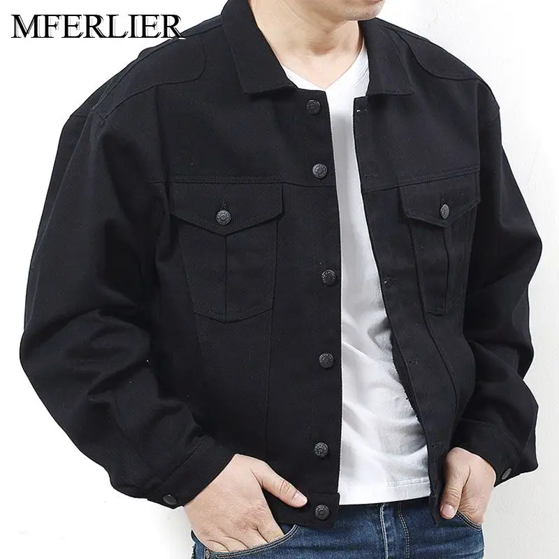 Демисезонный мужской Куртки Бюст 150 см 5XL 6XL 7XL 8XL Большие размеры повседневные куртки для мужчин