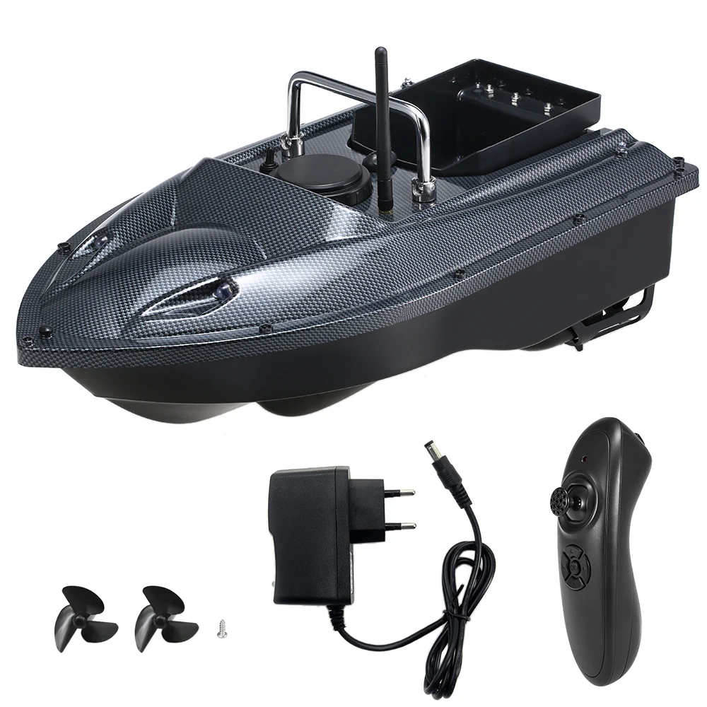 Fixed Speed Cruise New Function Intelligent Wireless Rc Lure Boat Bait Boat  500M 1.5KG Fish Finder RC Fishing Boat EU/UK/US Plug