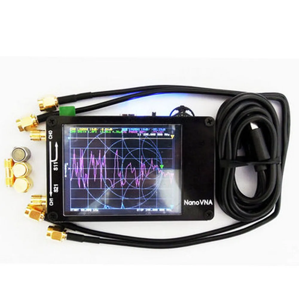 

NanoVNA Vector Network Analyser Antenna Analyser Shortwave MF HF VHF UHF Genius