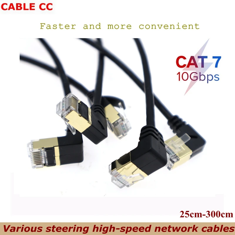 Cavo Ethernet 10Gbps Cavo Lan Rj45 Cat7 Cavo Di Rete Stp Computer Tv Jumper Router Pc Laptop Cat 7 Cavo
