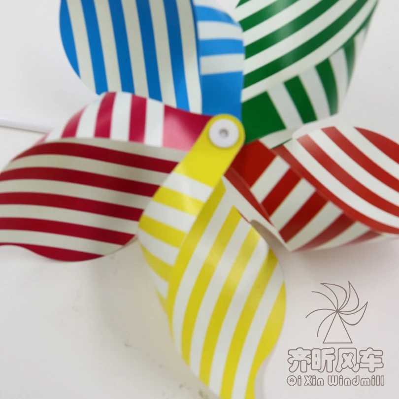 5-лист цветные пластмассовые украшения для сада ветряная мельница