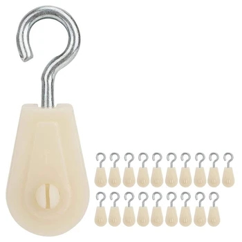 

50Pcs Greenhouse Pulley Wheel Replacement Accessories Gardening Tool for Agriculture Livestock Farm