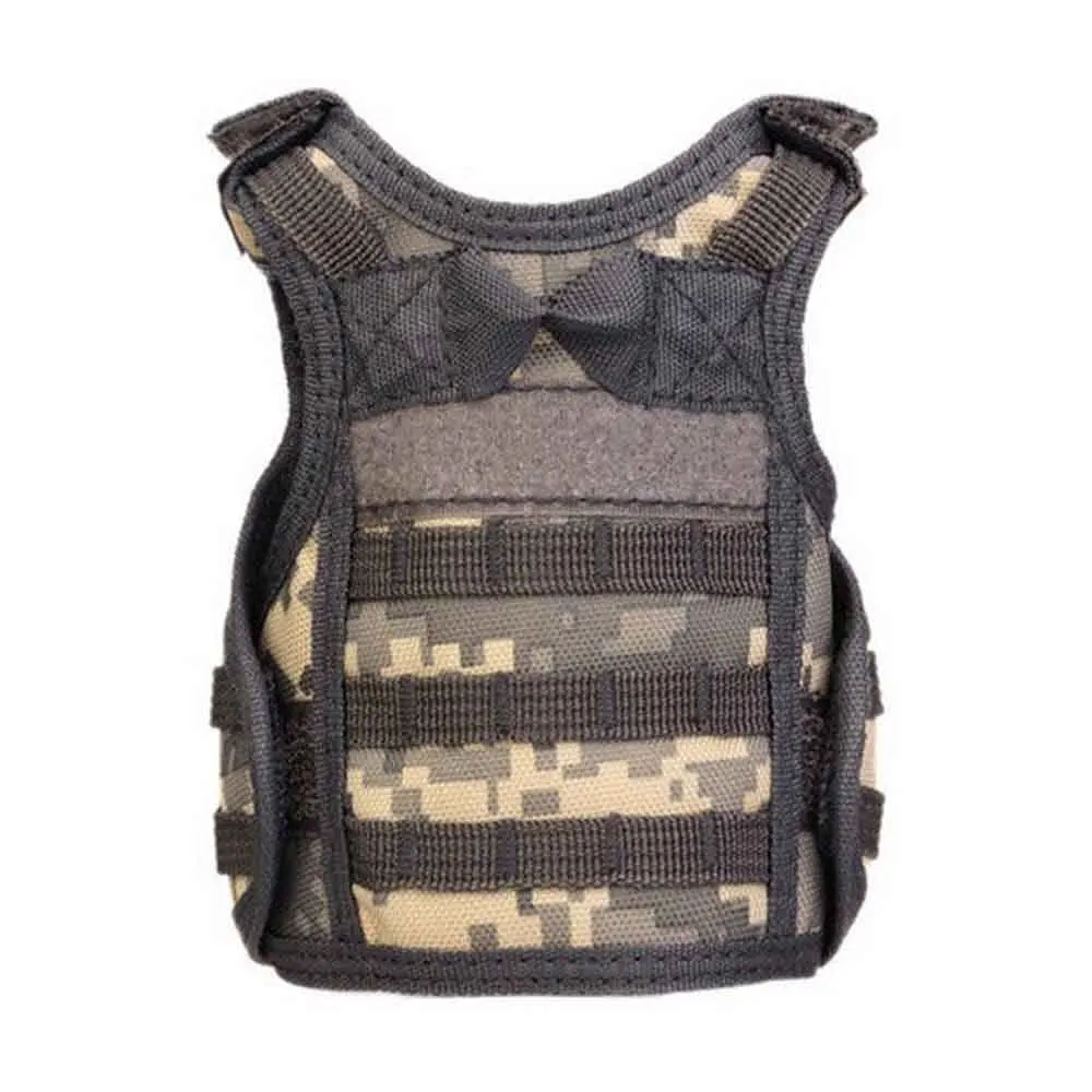 Походный Регулируемый Чехол для пивной бутылки мини тактический жилет 5 цветов прочный Оксфордский тканевая полоса пивная бутылка жилет ночной клуб изолятор