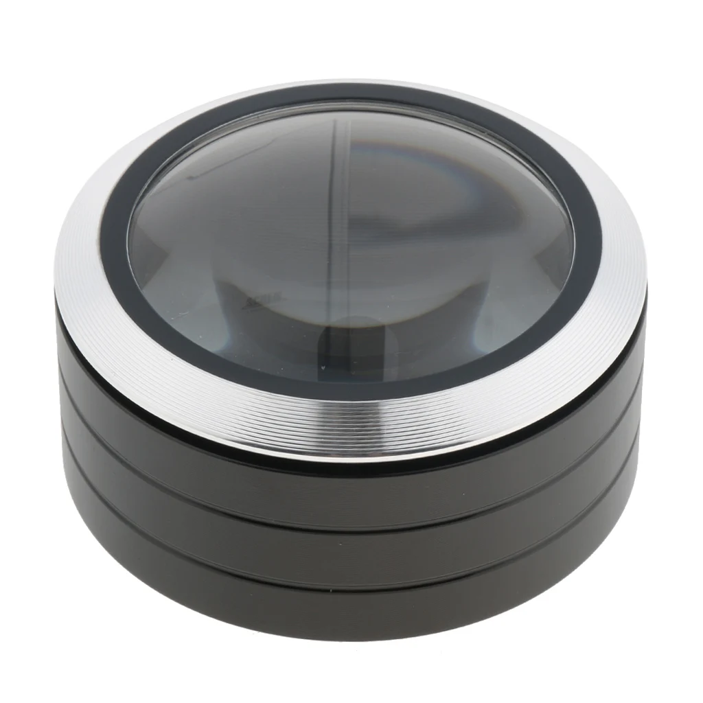 2pcs 13.5mm Crystal Paper Weight Clear Half Sphere Ball Magnifying Glass Lens