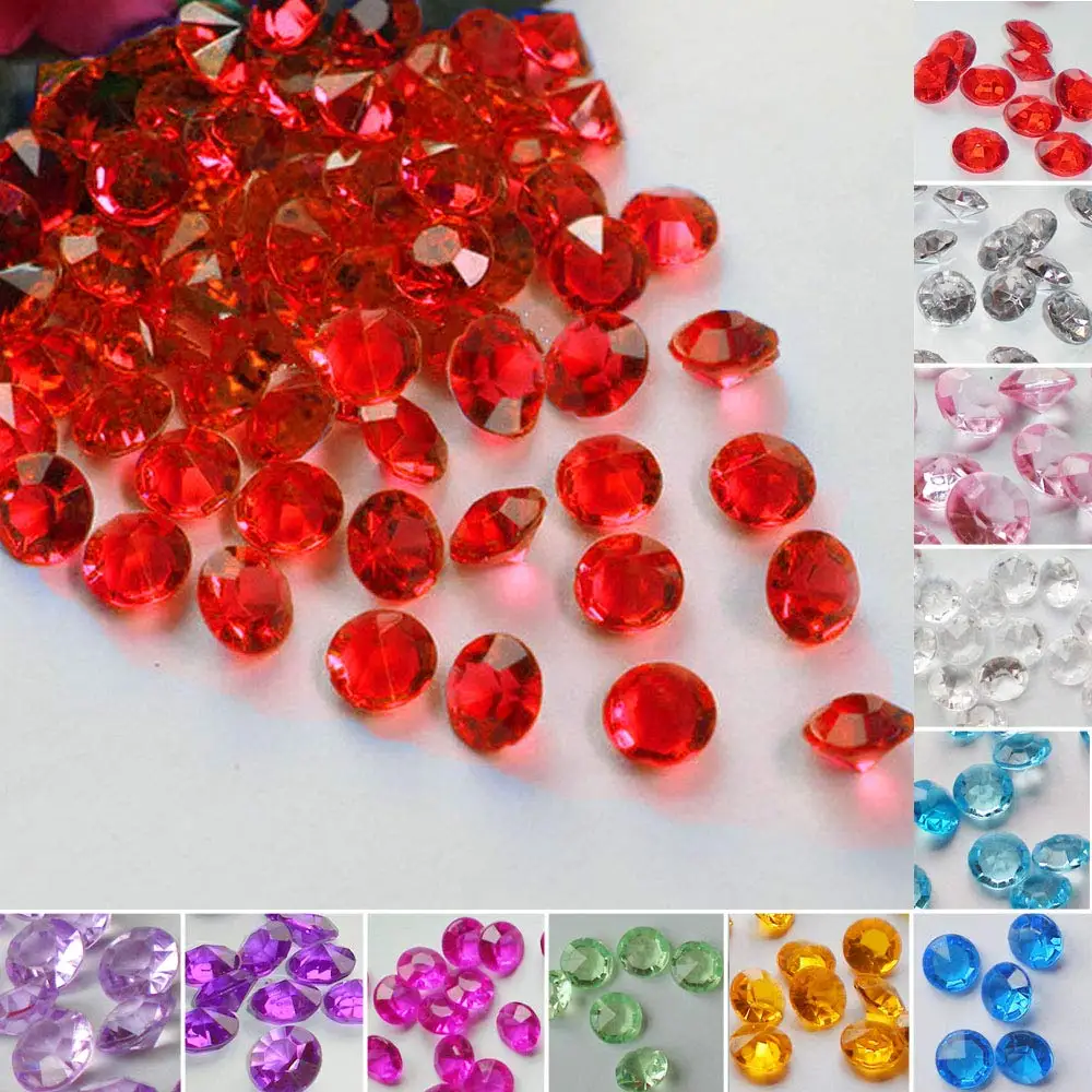 METABLE 300 10MM Scatter Diamonds Table Crystals Acrylic Confetti