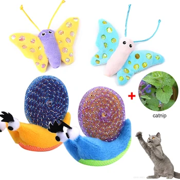 

Plush Pet Cats Playing Chewing Toys With Catnip Funny Pet Cat Toy Interactive Plush Teeth Cleaning Chewing Toy