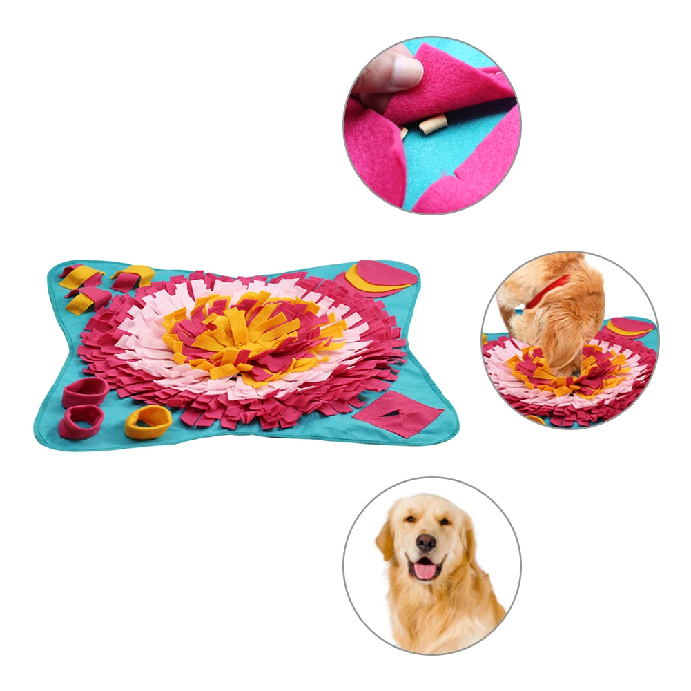 Складной коврик для собак, коврик для обучения домашних животных, интерактивные игровые игрушки, коврик для собак, пазл, коврик для кормления домашних животных, тренировочное одеяло