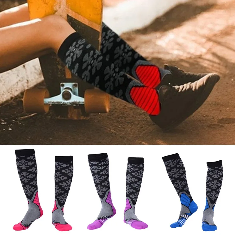 SFIT носки для бега компрессионные велосипедные носки нейлоновые дышащие уличные походные спортивные мужские женские футбольные носки