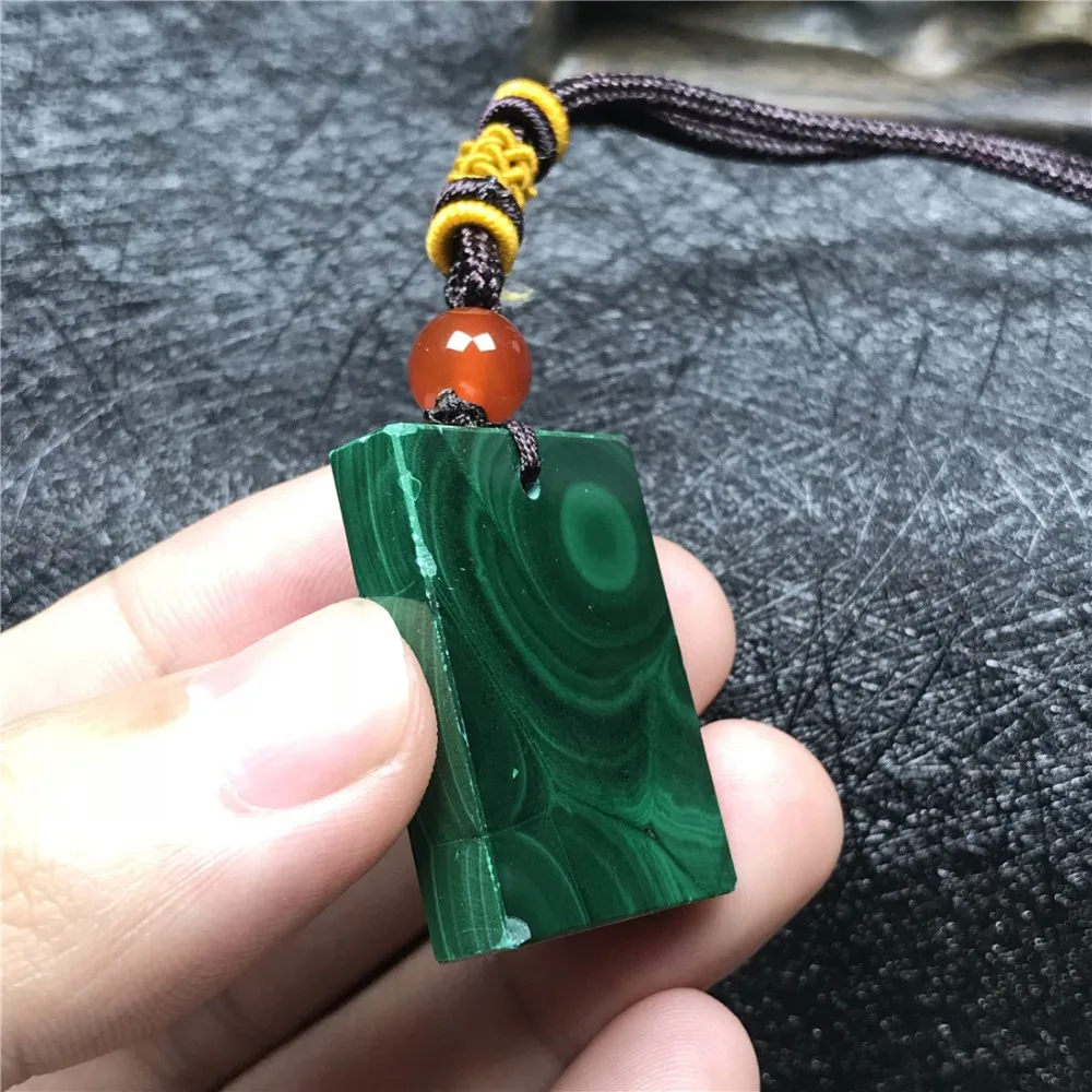 Malachite Pendant Necklace (29)