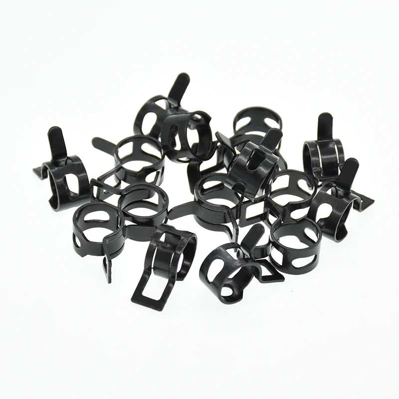 50X Stainless Steel Spring Clips Fuel Oil Water Hose Pipe Tube Clamp Fastener