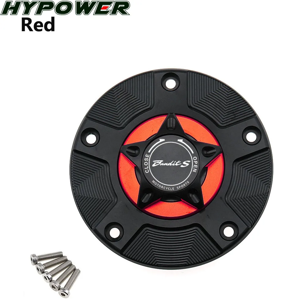 Крышка газового топливного бака для GSF650S Bandit S GSF1200S GSF1250S 2007-2012 Bandit мотоцикла CNC Quick Release Cover