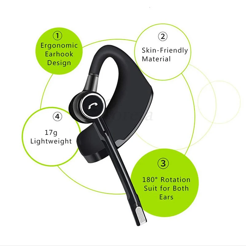 New Wireless Bluetooth 5 0 Earphone Stereo With Mic IPX7 Waterproof Earphone Sports Game Earpiece For iphone and Android phone