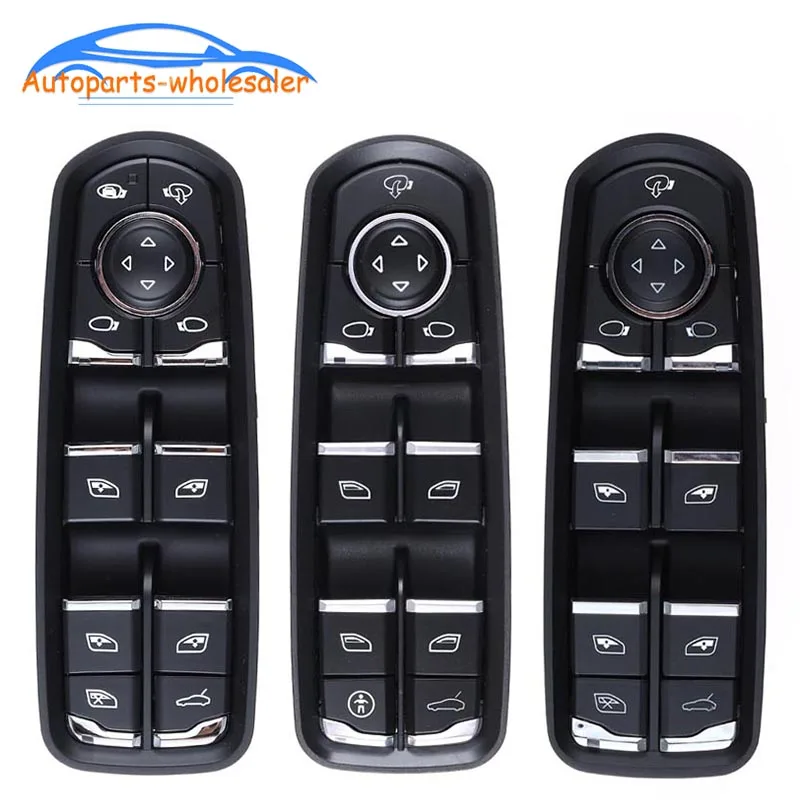Porsche Power Window Switch Button Front Left 2011-2017 Cayenne Macan Panamera