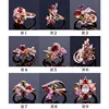 Original 9 Styles Multicolor Sparkling Women Ring Boho Stylish CZ Zircon Crystal Flower Jewelry Roses gold Design Party Rings ► Photo 3/6