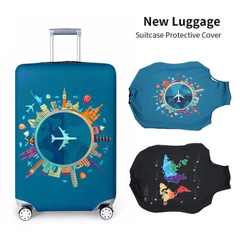 

22-32" Elastic Luggage Suitcase Cover Protective Bag Dustproof Case Protector Travel Accessories