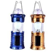 HobbyLane Солнечная приведенная в действие Светодиодная лампа портативная фонарик Пеший туризм для кемпинга с дозаправкой зарядное устройство для телефона, для чрезвычайных ситуаций освещение для аквариума