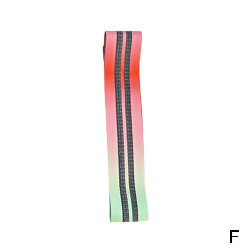 F Pink green M Круглые Эспандеры для бедер, йоги, антискользящие, для спортзала, фитнеса, резинки, для тренировки ног, упражнения, плетеная эластичная лента, оборудование для фитнеса - Цвет: F Pink green M