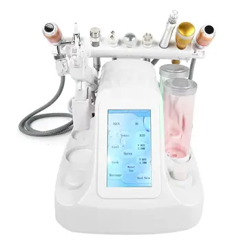 

12 in 1Multi-Functional Vacuum Face Cleaning Whitening Facial Massage Pore Shrinking Small Bubble Face Care Machine 110-240V