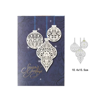 

Christmas Dies Crystal Ball Letters Tree Cute Bird Snowman Deer For Scrapbooking Craft Embossing Cutting Dies