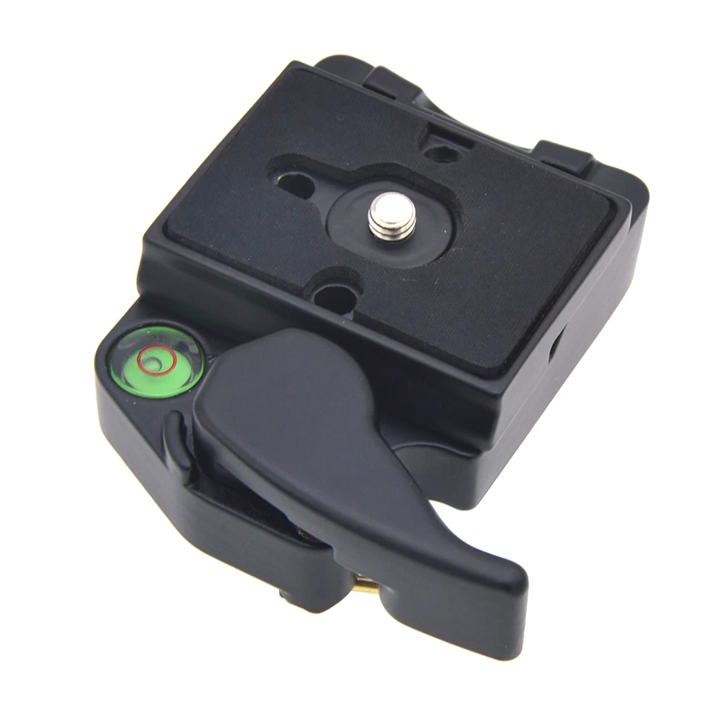 Black Camera 323 Quick Release Plate With Adapter (200PL-14) For 