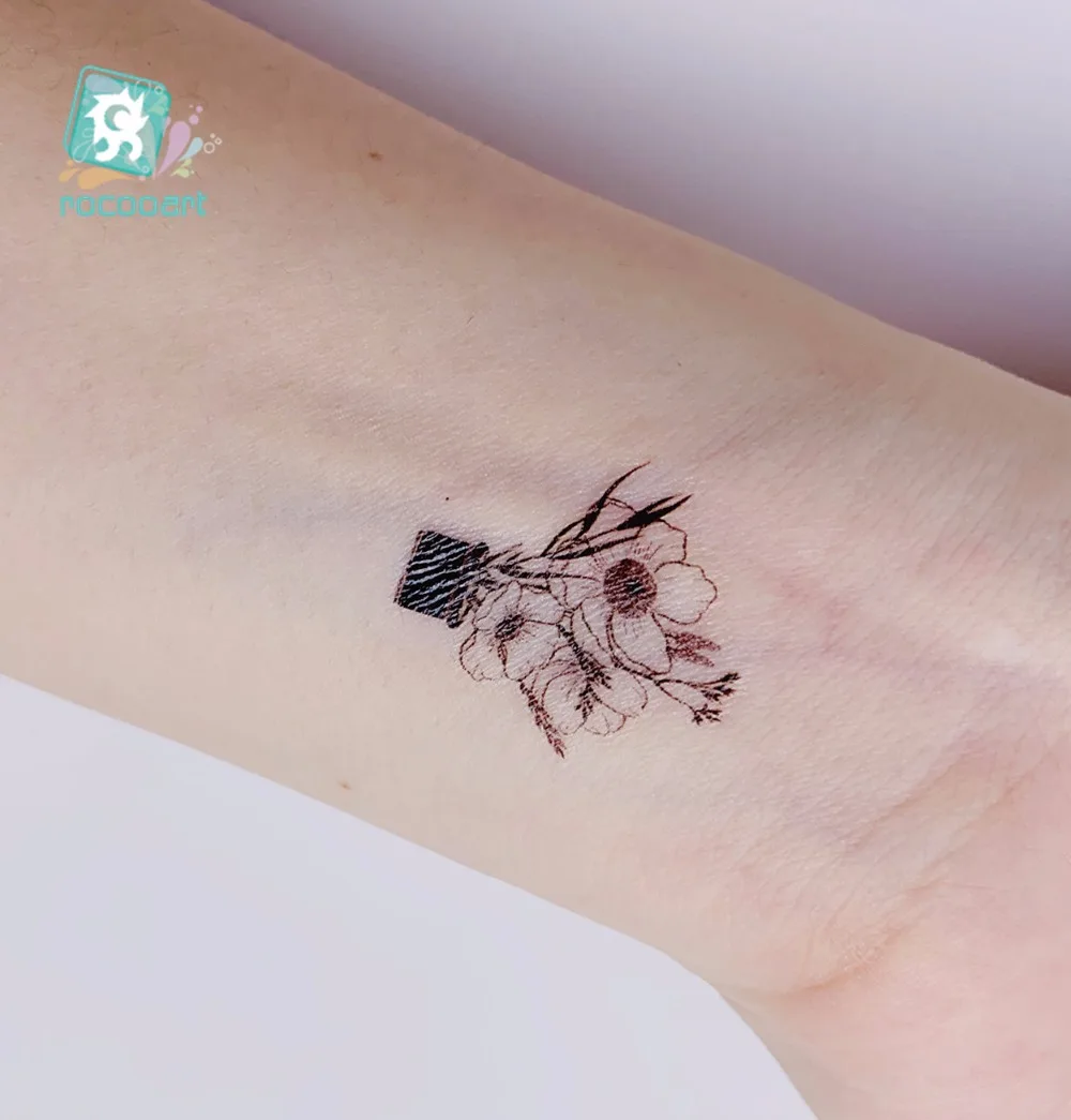 1 лист 10,5*6 см хна поддельные флэш тату наклейки пальцы рук и ног искусство тела сексуальные Harajuku водонепроницаемые Временные татуировки для мужчин и женщин