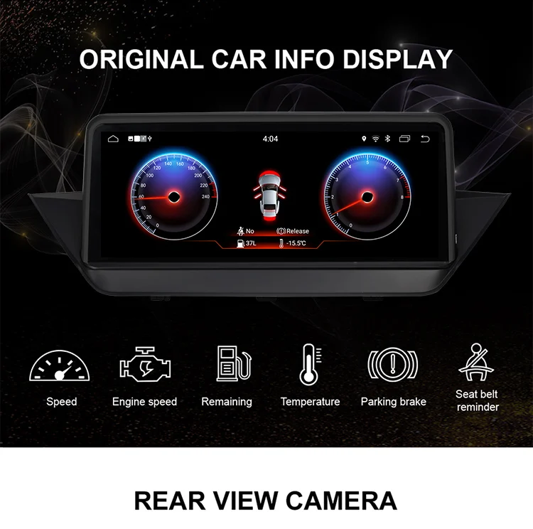 Автомобильный DVD gps Raido плеер EBILAEN Android 9,0 для BMW X1 E84 2009- CIC Мультимедиа Навигация Авто iDrive 2 ГБ+ 32 Гб Камера