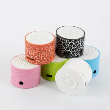 

Portable Bluetooth Speaker Crack LED TF Card USB Subwoofer Portable MP3 Music Wireless Loudspeaker Sound Column For PC Phone