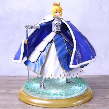 

Anime Sexy Figures Fate/Stay Night Blue Saber Arutoria Pendoragon PVC Action Figure Collectible Model Toy With LED Light