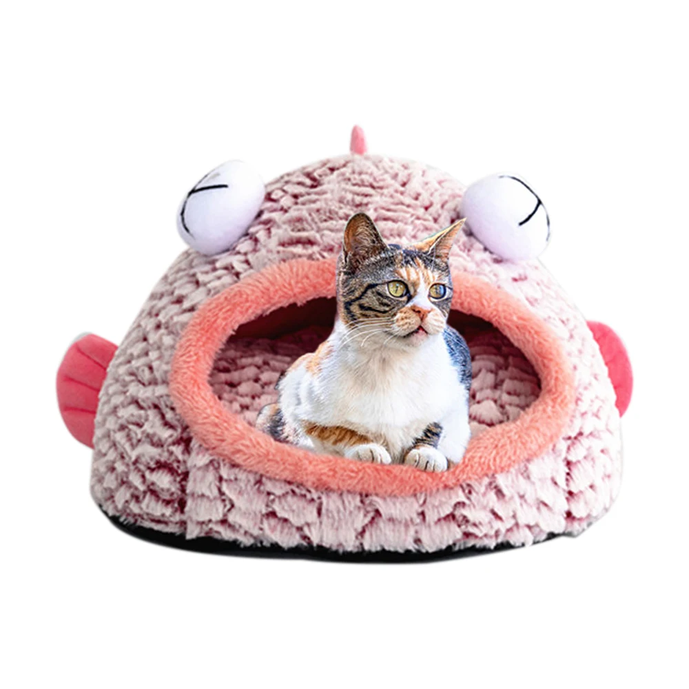 

Winter Warm Pets Cats Bed Winter Warm Pet Cat Sleeping Nest Soft Pet Bed Mat House For Small Medium Large Dogs Cats Cave S/L