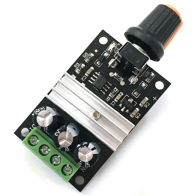 

DC 6V 12V 24V 28VDC 3A 80W PWM Motor Speed Controller Regulator Adjustable Variable Speed Control With Potentiometer Switch