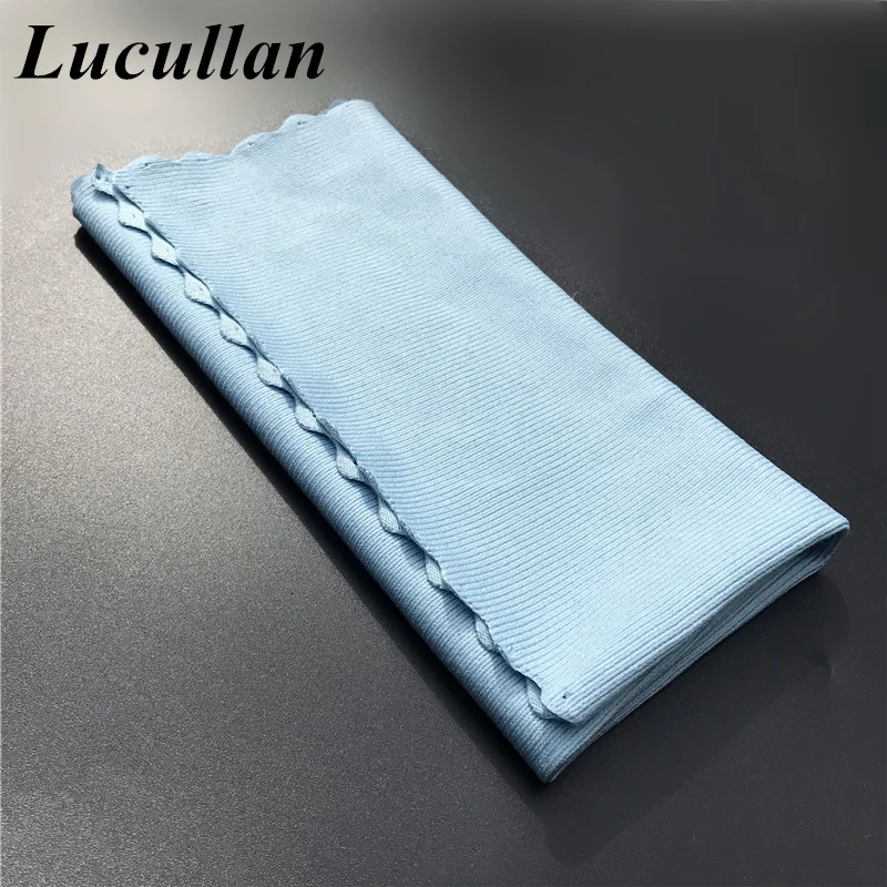Lucullan 30x40 см безворсовый уход за автомобилем зеркало хром полировка полотенце без края ткань микрофибра стекло полотенце