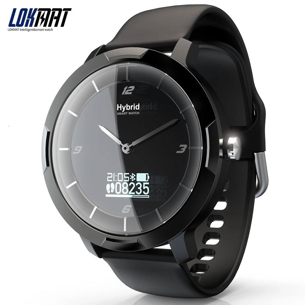 hybrid smartwatch with heart rate monitor