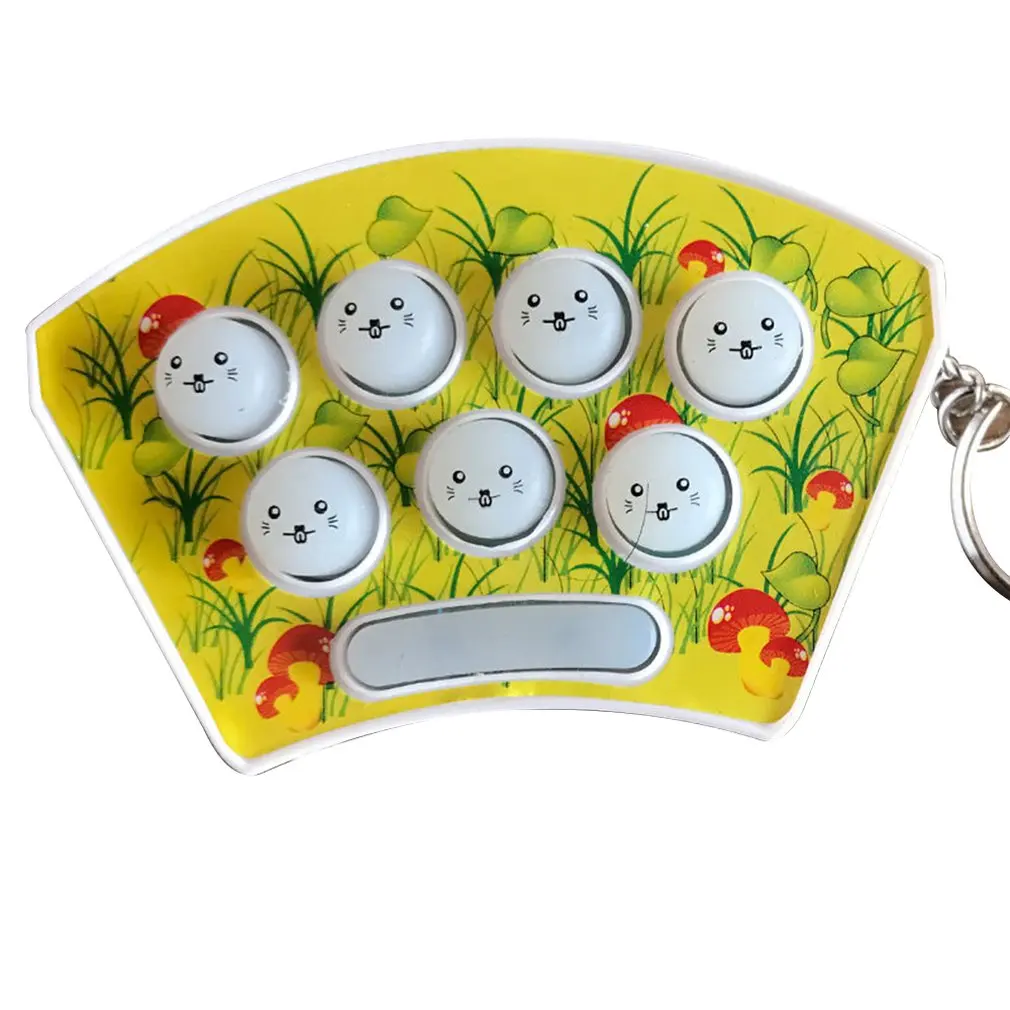 

1-3 Year Old Children'S Baby Hamster Toy Puzzle Sound And Light Music Handheld Game Hamster Toy Machine For Children