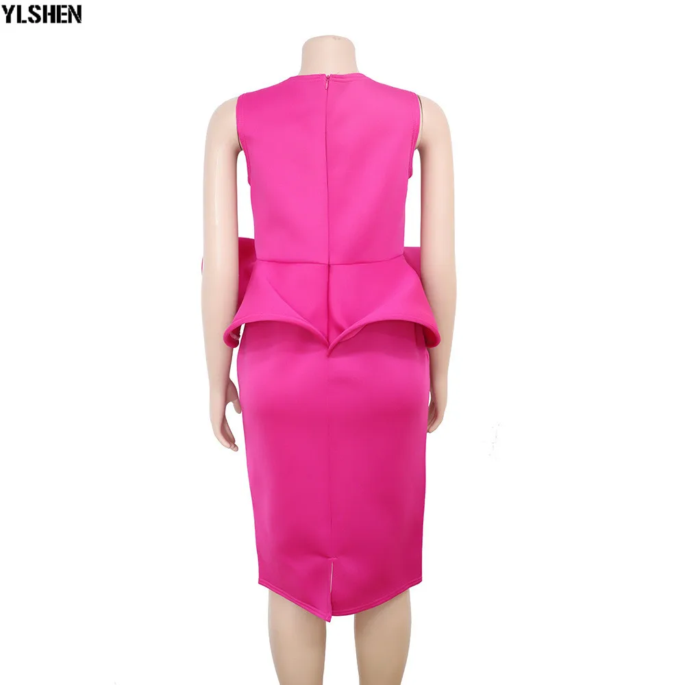 African Dresses for Women Dashiki 2019 New African Clothes Bazin Riche Sexy Slim V-neck Robe Africain Grown Bodycon Africa Dress 14