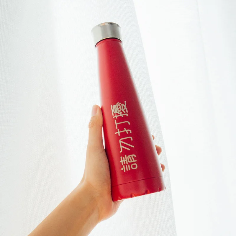

Cone Coke Bottle Insulated Cup 304 Stainless Steel Second Generation Coke Bottle Outdoor Sports Car Mounted Portable Water Cup