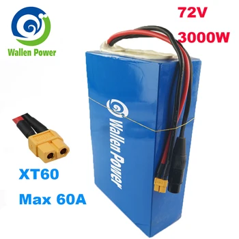 

Ebike Motorcycle Battery pack 72V 30Ah 40Ah Electric Bike Scooter Lithium Battery for 1500W 2000W 2500W 3000W Motor