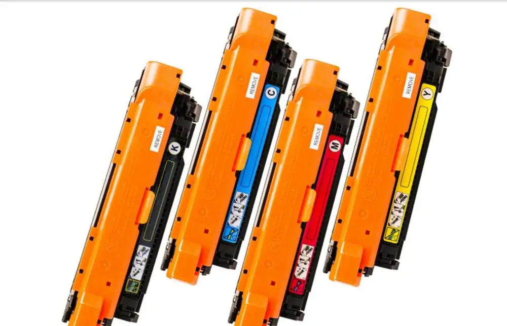 4 шт. сменный цветной тонер картридж CE250A CE251A CE252A CE253A 250 для HP Color LaserJet CP3525/n/dn/CM3530/fs