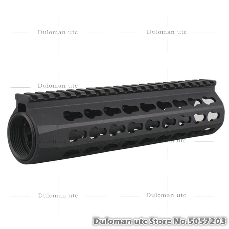 Black Duloman utc KAC URX 4 Keymod Forend сборка поплавок Тактический CNC Handguard модульная система рельсов для страйкбола AEG/GBB винтовок - Цвет: Black