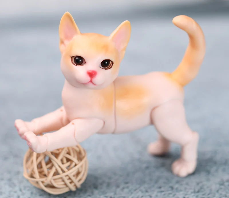 

1/8 BJD doll Mini cute pet cat BJD/SD Resin figure doll Model Toy gift.Not included Clothes,shoes,wig A0111ZuzuNyangcat