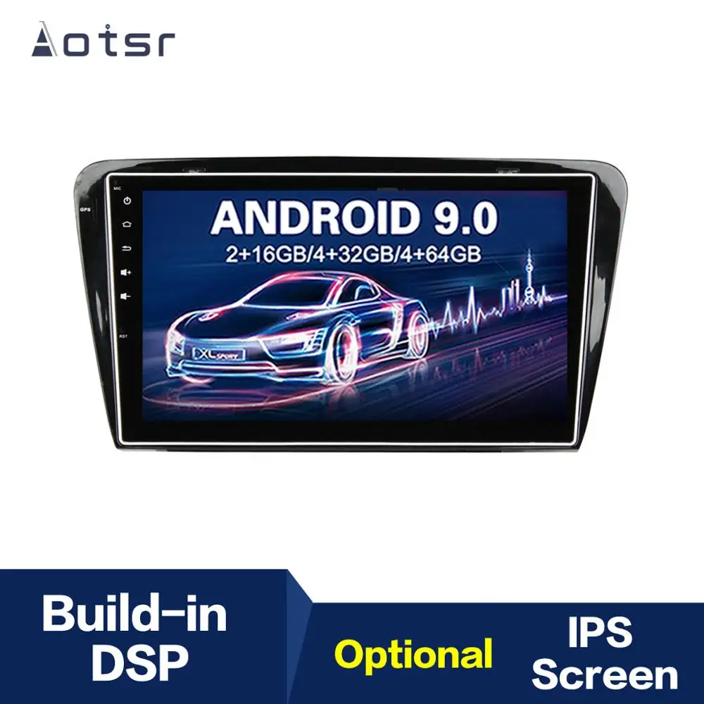 

Android 9 4+64G DSP IPS Car Player GPS Navigation For SKODA Octavia 2014 2015 Multimedia Player Head Unit Tape Recorder