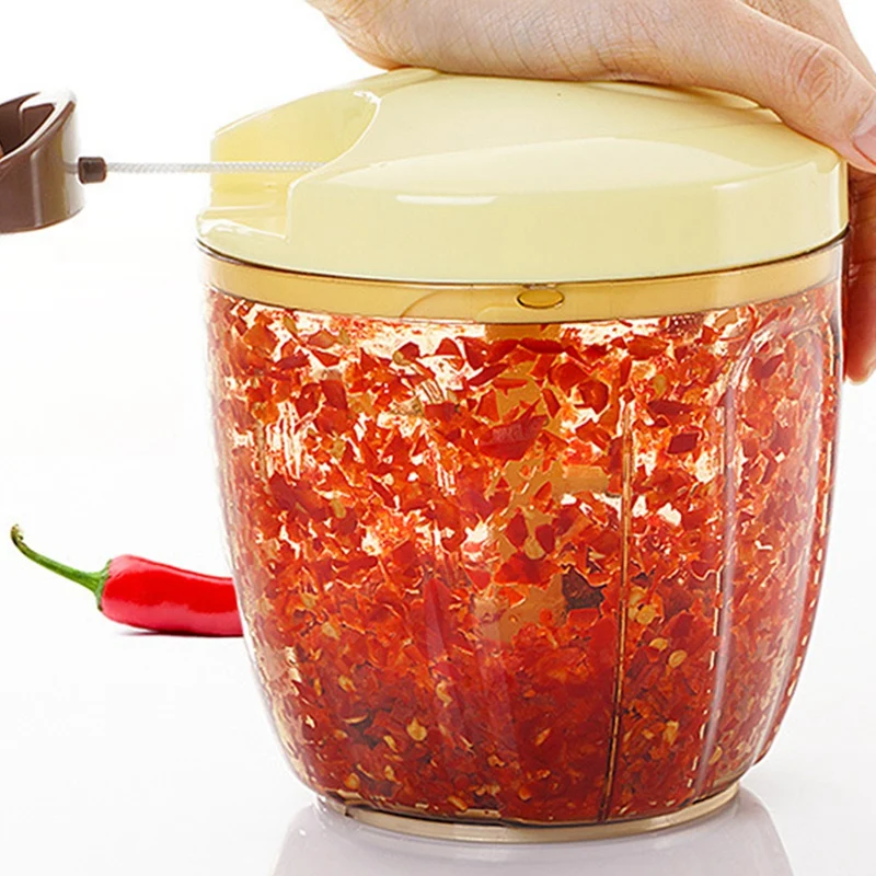 900ML Manual Meat Grinder Mincer Multifunction Food Processor for Meat Fruit Salsa Pepper Onion Nut Hand-Powered Chopper 900ML Manual Meat Grinder Mincer Multifunction Food Processor for Meat Fruit Salsa Pepper Onion Nut Hand-Powered Chopper