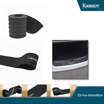 

90CM Rubber Car Rear Bumper trunk Anti-skid Trim Rear Guard Plate Protector Sticker For Volvo XC90 S60 CX60 S80 V40 S40 V60