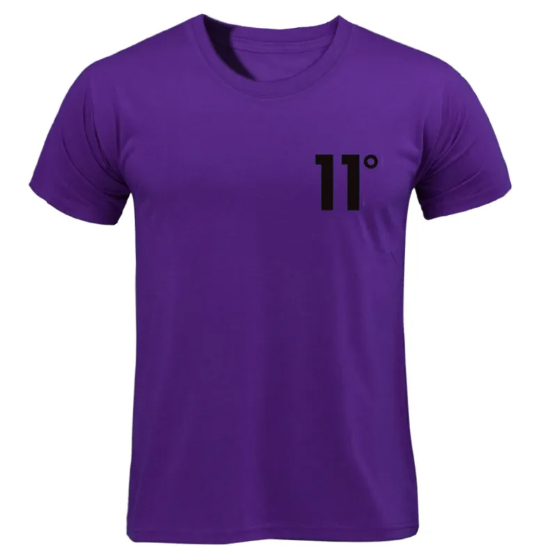 

Fashion 11 degree Pattern Printing T-shirt 2019 Latest Printed Tops Tee Men Fashion Casual Breathable Tops New Short Sleeve Tee