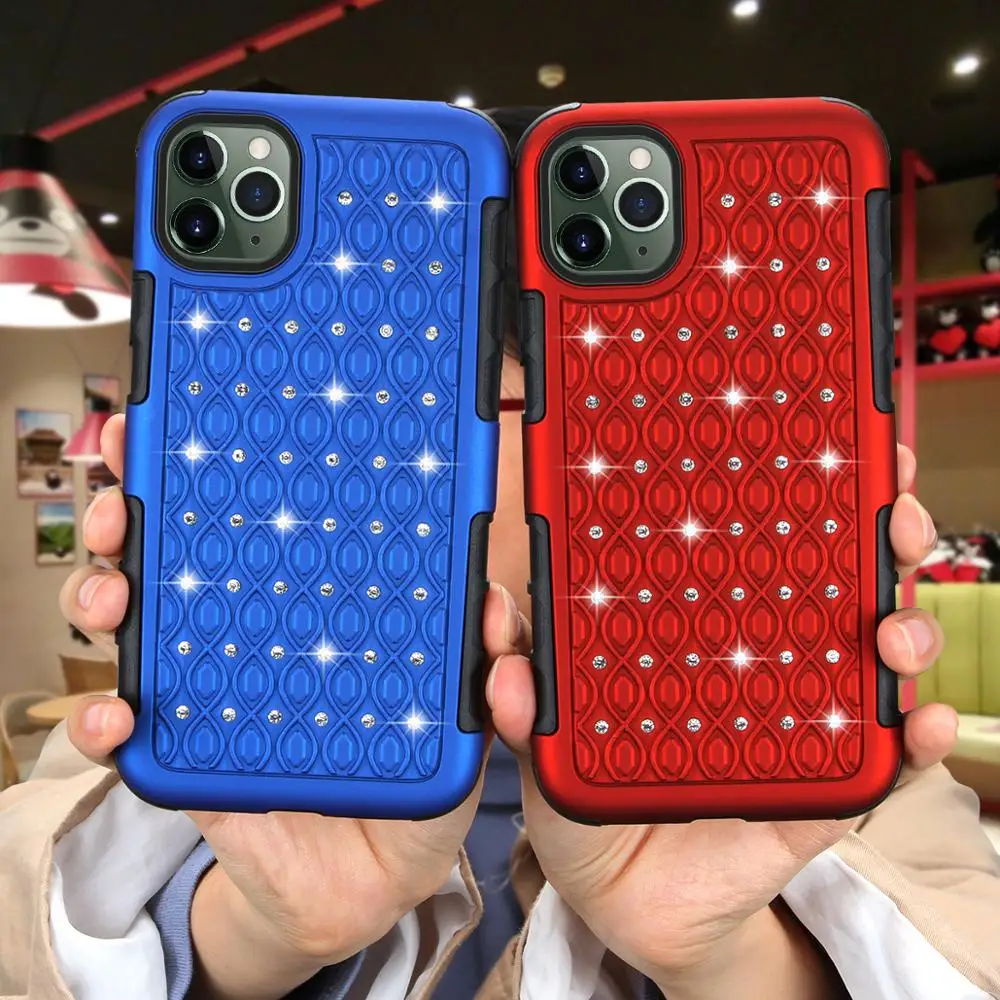 

Colorful Diamond Glitter Phone Case For iphone 11 Pro Max Hard PC Back Cover For Apple iphone 11 iphone11 Pro 11pro Max Fundas