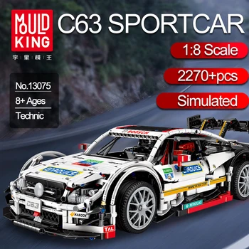 

Mould King Technic 2270pcs C63 Sport Racing Car Vehicle Building Blocks Supercar Bricks Set Models Kids Toys for Children Gifts