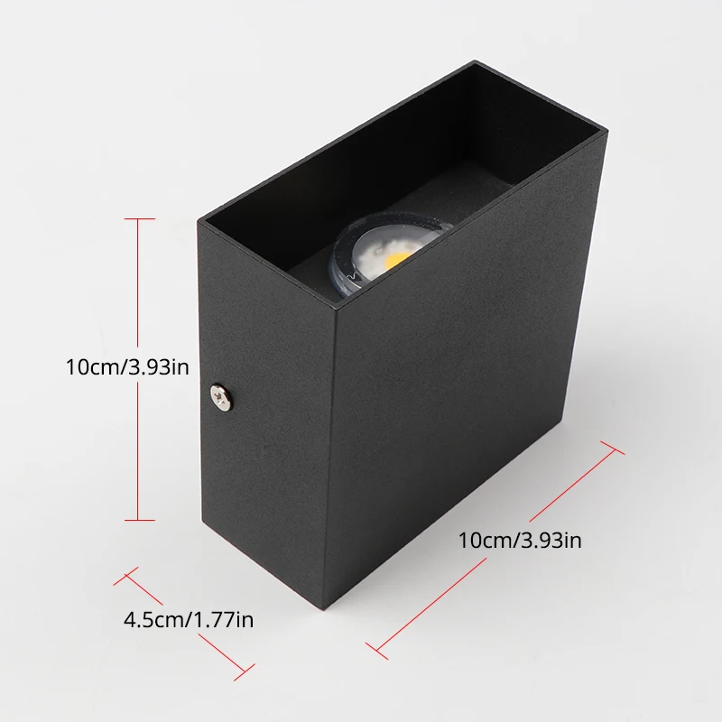 Indoor Wall Lamp 6W/10W LED Dimmable Wall Light Aisle Stair Decorate Lighting Fixture Bedroom Bedside Lamp Aluminium AC110V/220V